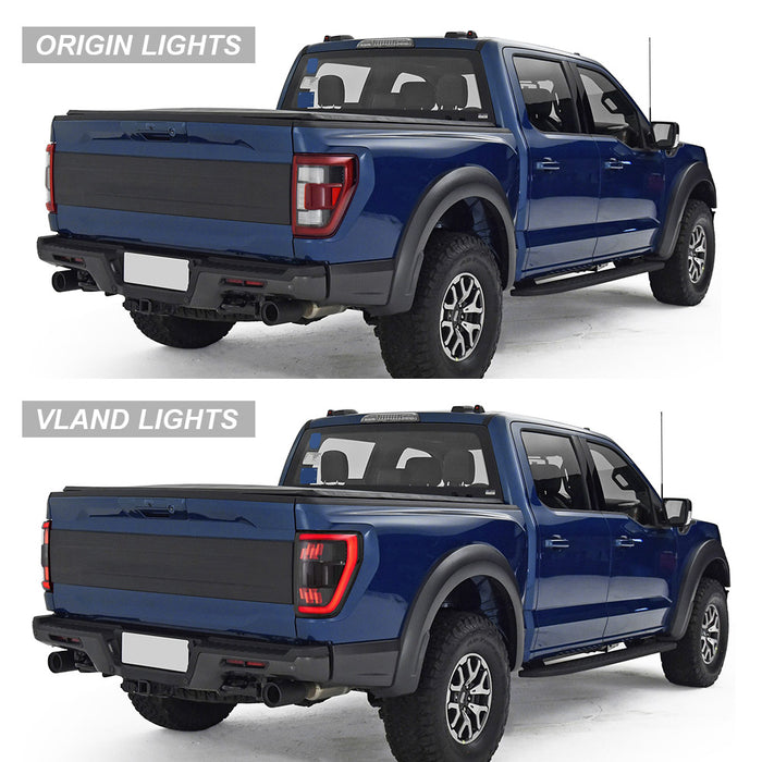 VLAND LED Tail Lights for Ford F150 2021-2023 14th Gen