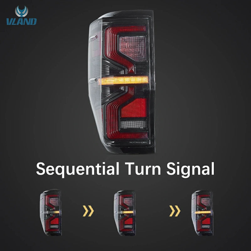 VLAND LED Tail Lights III For Ford Ranger T6/P375 2012-2022