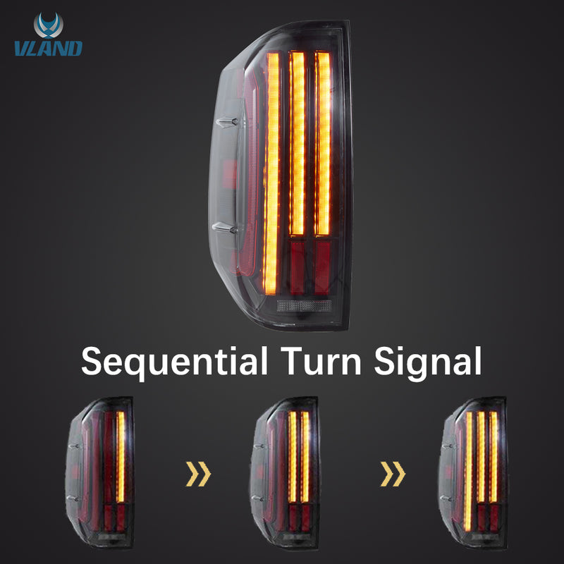 VLAND Full LED Tail Lights for Toyota Tundra 2014-2021 (Ship from China)