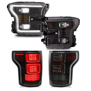 VLAND Full LED Headlights and Tail Lights For Ford F150 2015-2017