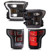 VLAND Full LED Headlights and Tail Lights For Ford F150 2015-2017