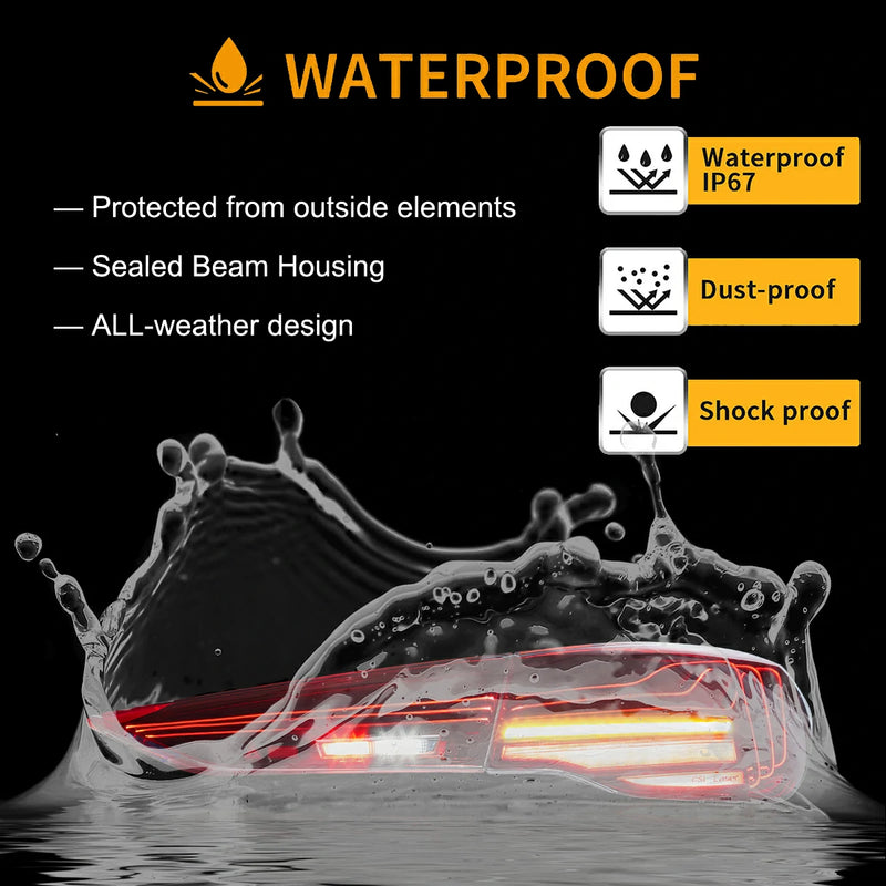 VLAND Full LED Tail Lights Assembly for BMW 4 Series Second Generation (G22/G23/G26/G82/G83) 2021-2023