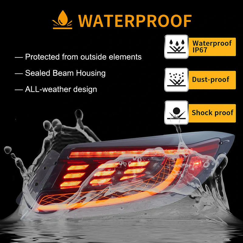 VLAND Full LED Tail Lights for Toyota GR86 / Subaru BRZ 2nd Gen ZN8/ZD8 2021-2024