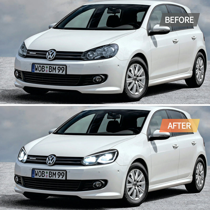 VLAND Dual Beam Head Light For Golf 6 / MK6 2008-2014