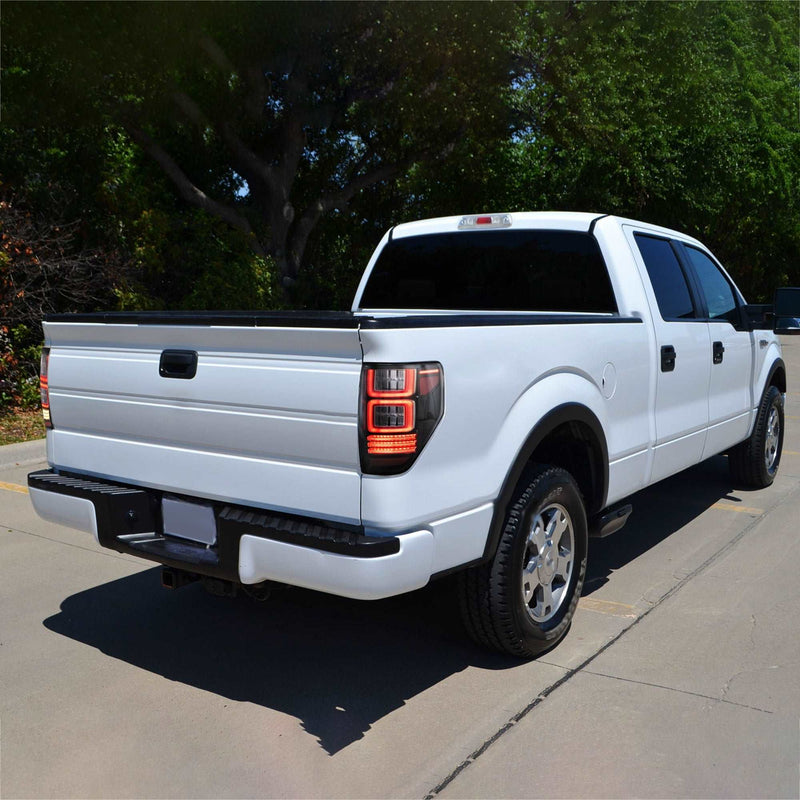 Vland Full LED Tail Lights For Ford F150 2009-2014 with Sequential Indicator