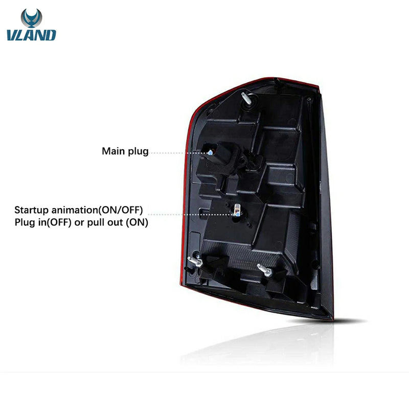 VLAND Full LED Tail Lights for Chrysler 300/Lancia Thema 2011-2014 2nd Gen LD