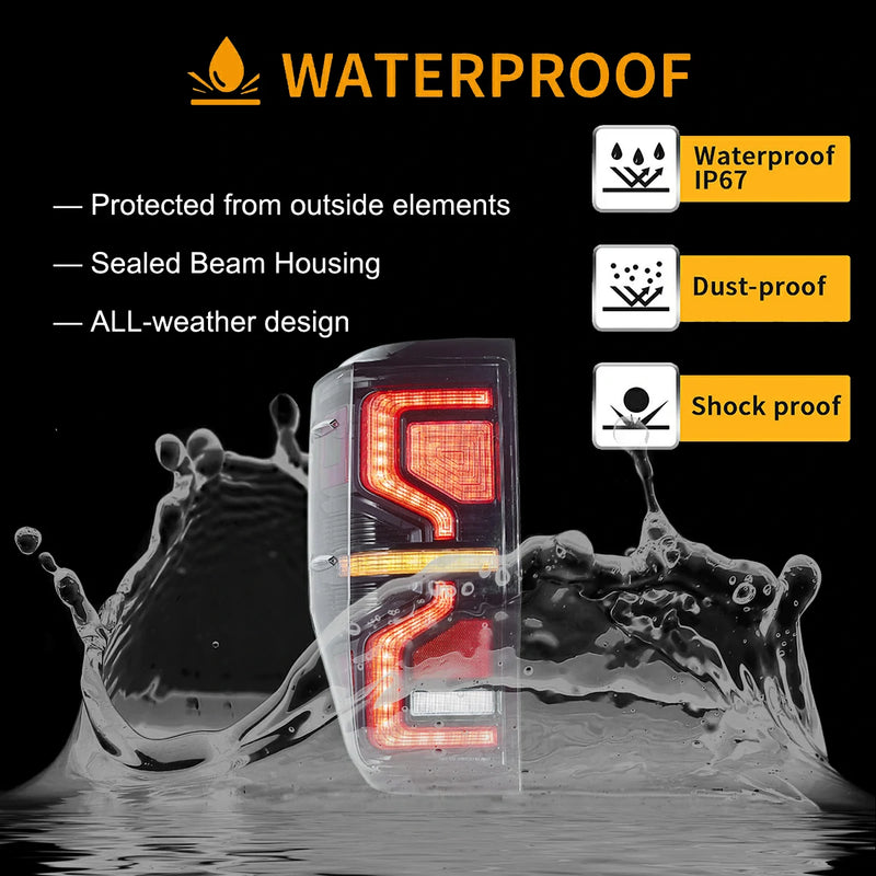 VLAND LED Tail Lights III For Ford Ranger T6/P375 2012-2022