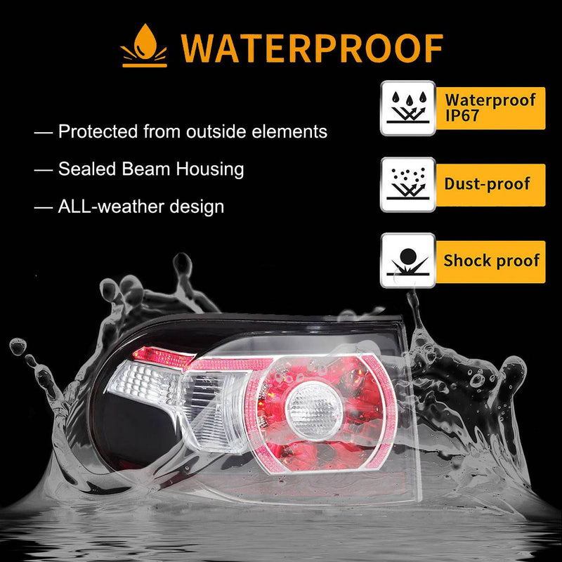 VLAND LED Tail Lights For Toyota FJ Cruiser 2007-2017