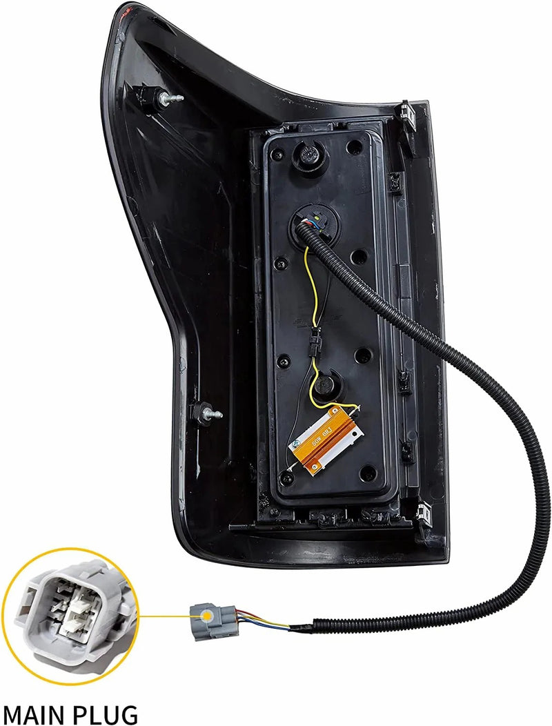 VLAND LED Projector Headlights + Smoked LED Tail Lights For Toyota Tundra 2007-2013