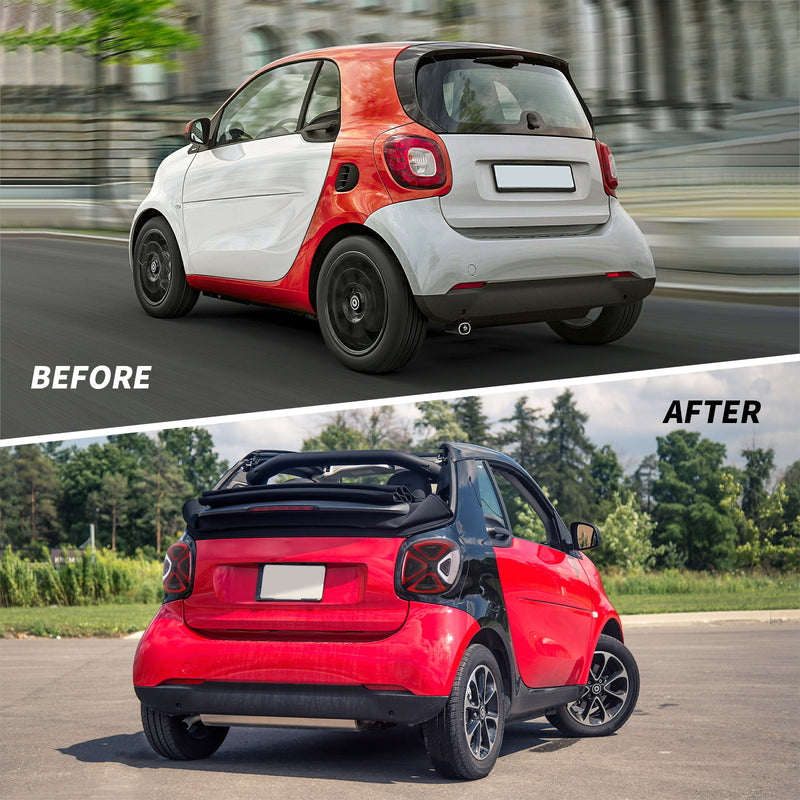 VLAND Full LED Tail Lights For Mercedez Benz Smart 453 Fortwo/Forfour 2015-2019