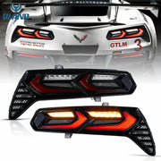 Chevrolet Chevy Corvette C7 2014-2019 VLAND LED Tail Lights C8-Style