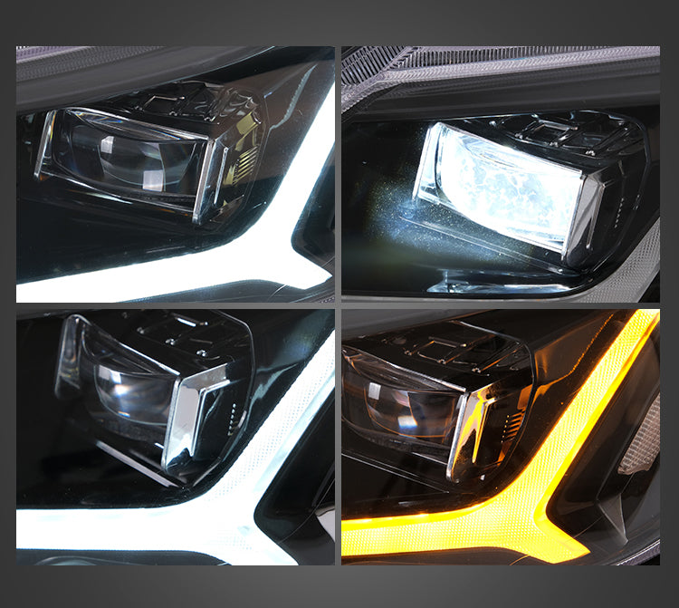 Vland per Toyota Reiz Mark X 2010-2013 Fari Full LED con indicatore sequenziale