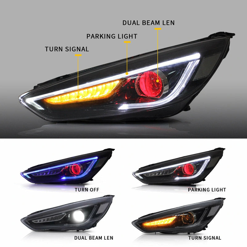 Vland LED Headlights for Ford Focus 2015-2019