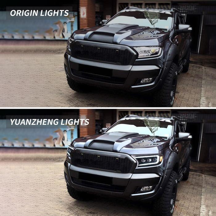 VLAND LED Matrix Projector Headlights Ford Ranger 2015-2021  (For International Version)