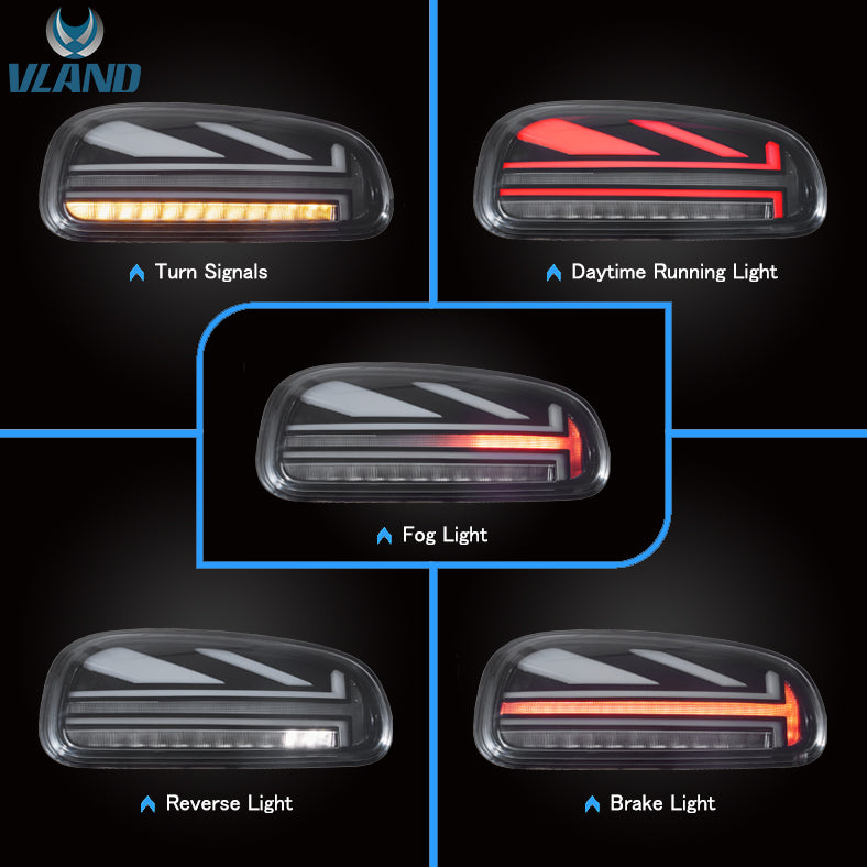 VLAND Full LED Tail Lights for Mini Cooper Clubman F54 2015-2023 2nd Gen