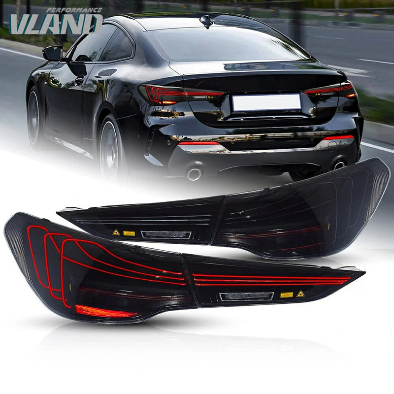 VLAND Full LED Tail Lights Assembly for BMW 4 Series Second Generation (G22/G23/G26/G82/G83) 2021-2023