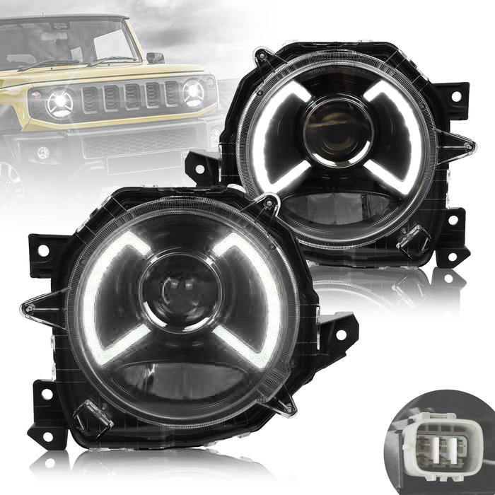 VLAND LED/Projector Headlights For スズキ ジムニー 4代目 2018-2023 JB64W JB74W / Suzuki Jimny 2018-2023 4th Gen (Fourth Generation)