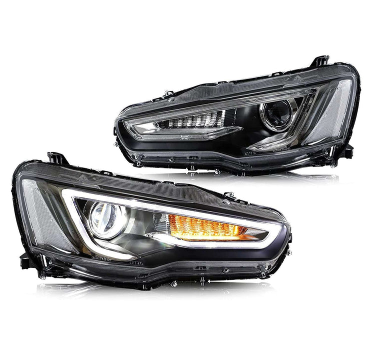 VLAND Dual Beam Projector Headlights for Mitsubishi Lancer EVO X 2008-2020（Only One Side） VLAND Factory