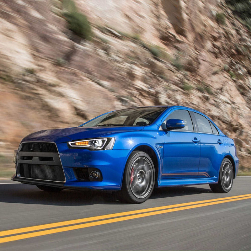 VLAND Dual Beam Projector Headlights for Mitsubishi Lancer EVO X 2008-2020 VLAND Factory