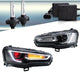 VLAND Dual Beam Projector Headlights for Mitsubishi Lancer EVO X 2008-2020 VLAND Factory