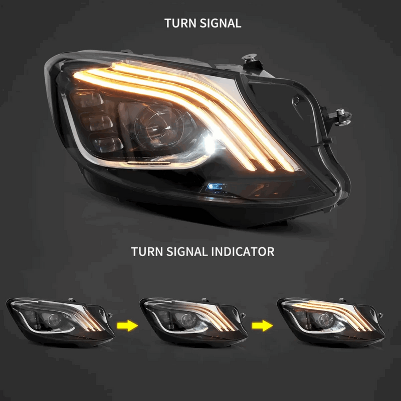 VLAND Full LED Dual Beam Headlights for Mercedes Benz S-Class W222 2014-2017 6th Gen (Sixth generation) VLAND Factory