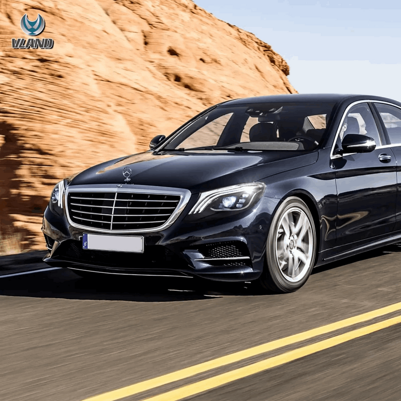 VLAND Full LED Dual Beam Headlights for Mercedes Benz S-Class W222 2014-2017 6th Gen (Sixth generation) VLAND Factory