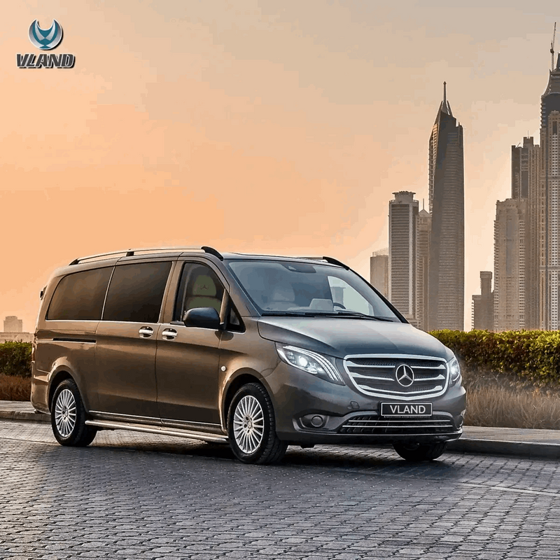 VLAND Full LED Dual Beam Headlights for Mercedes Benz Vito / Metris 2016-2023 (W447 V-Class, Third generation / 3rd Gen) VLAND Factory