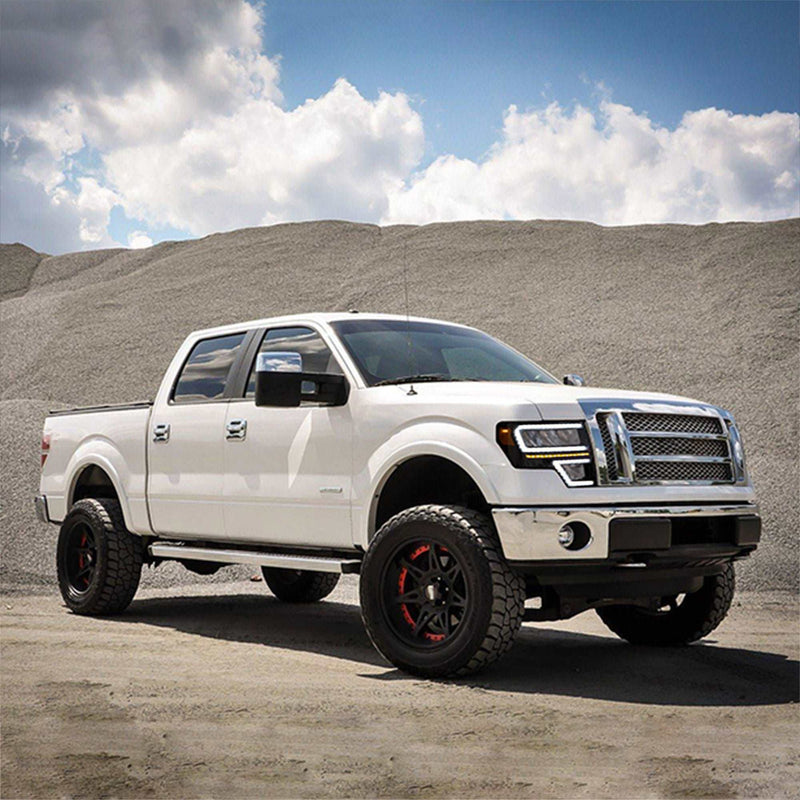 VLAND Full LED Headlights For Ford F150 Pickup 2009-2014 With DRL VLAND Factory