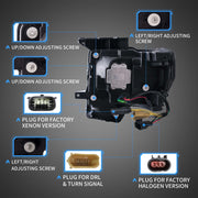 VLAND Full LED Headlights For Ford F150 Pickup 2009-2014 With DRL VLAND Factory