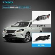 VLAND Full LED Headlights For Lexus RX 350 450H 2012-2015 VLAND Factory