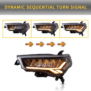 VLAND Full LED Headlights For Toyota 4Runner 2014-2023 5th Gen with Dynamic DRL VLAND Factory