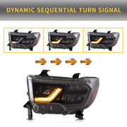 VLAND Full LED Headlights For Toyota Tundra 2007-2013 Sequoia 2008-2017 VLAND Factory