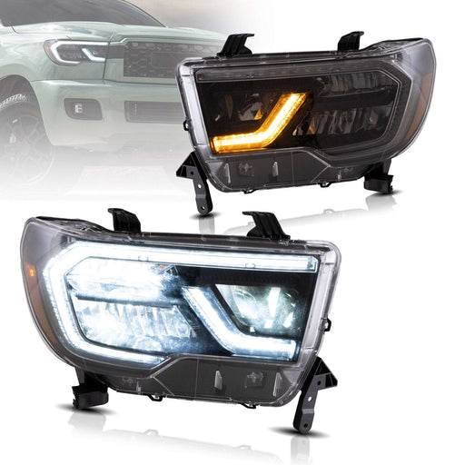 VLAND Full LED Headlights For Toyota Tundra 2007-2013 Sequoia 2008-2017 VLAND Factory