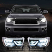 VLAND Full LED Headlights For Toyota Tundra 2007-2013 Sequoia 2008-2017 VLAND Factory