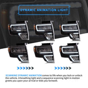 VLAND Full LED Headlights & Tail Lights For Ford F150 Pickup 2009-2014 VLAND Factory