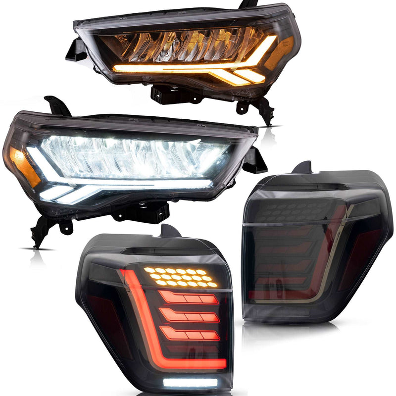 VLAND Full LED Headlights & Tail Lights For Toyota 4Runner 2014-2022 5th Gen VLAND Factory