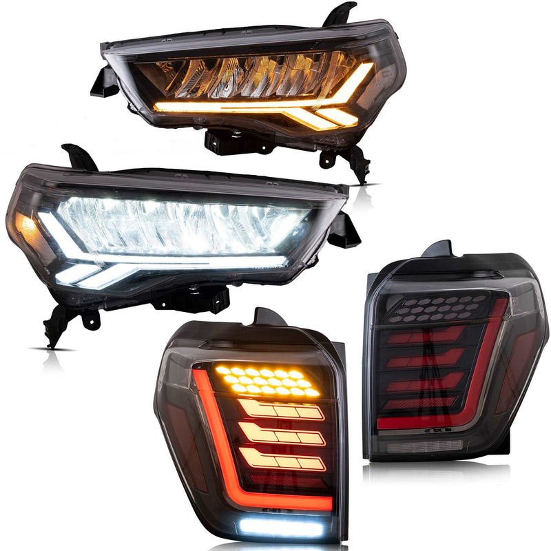 VLAND Full LED Headlights & Tail Lights For Toyota 4Runner 2014-2022 5th Gen VLAND Factory