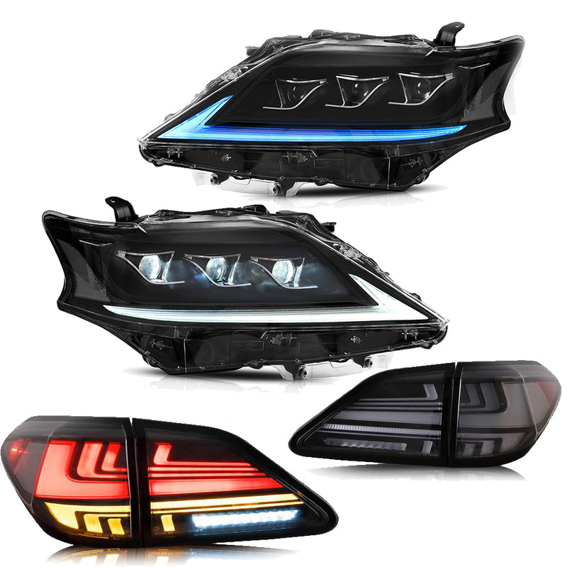 VLAND Full LED Headlights and Taillights For Lexus RX350/450H 2012-2014 (Third generation AL10) VLAND Factory