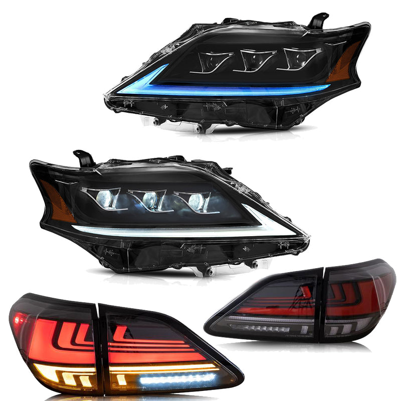 VLAND Full LED Headlights and Taillights For Lexus RX350/450H 2012-2014 (Third generation AL10) VLAND Factory