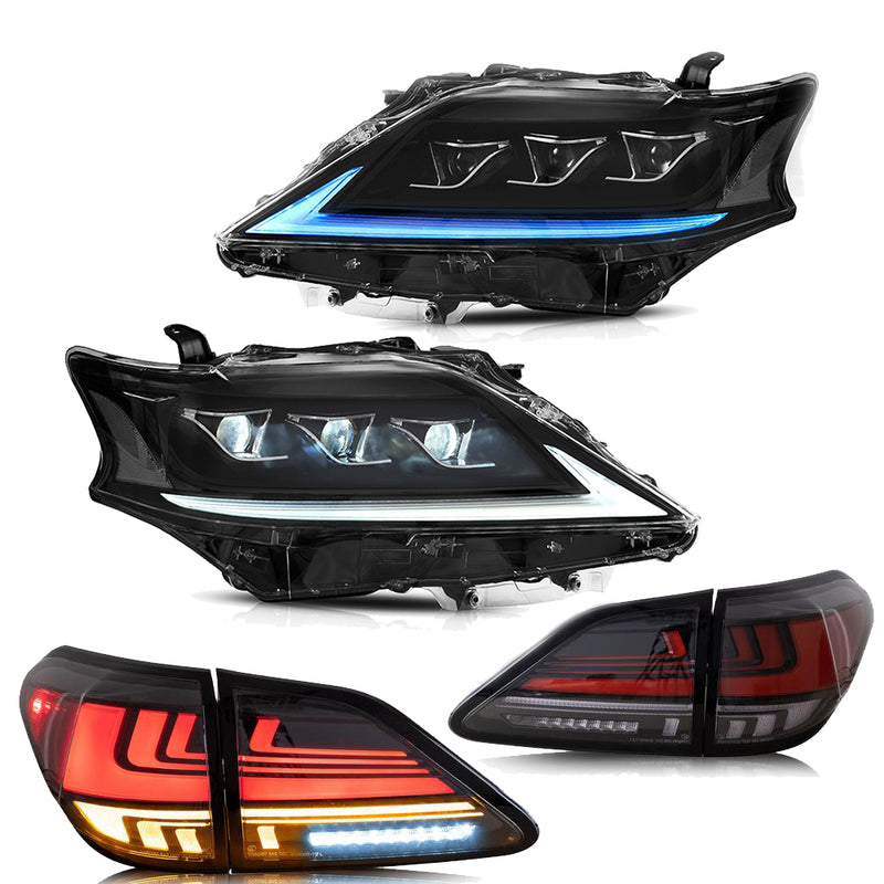 VLAND Full LED Headlights and Taillights For Lexus RX350/450H 2012-2014 (Third generation AL10) VLAND Factory