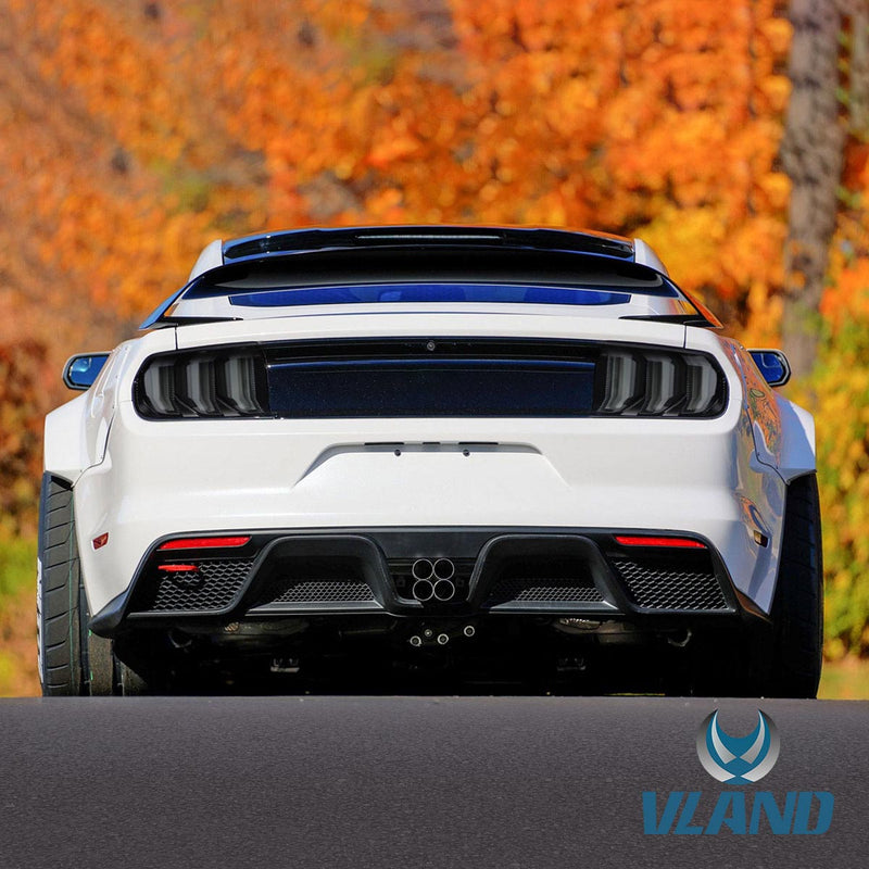 VLAND Full LED RGB Headlights & 5-Modes Switchable Full LED Taillights for Ford Mustang 2018-2023 6th Gen Refresh Model S550 (sixth generation) VLAND Factory