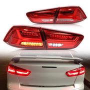 VLAND Full LED Tail Lights For Mitsubishi Lancer EVO X 2008-2018 w/Sequential indicators VLAND Factory