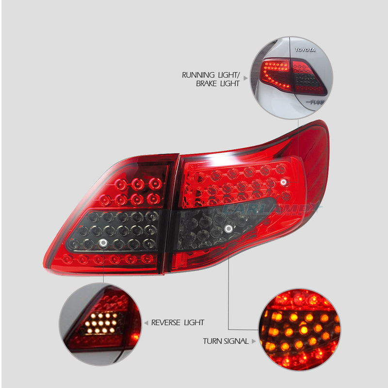 VLAND Full LED Tail Lights For Toyota Corolla 2008-2011 (MOQ of 100 Sets) VLAND Factory