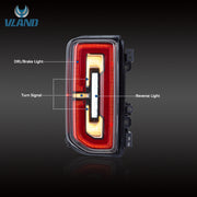 VLAND Full LED Tail Lights for Ford Bronco 2021-Up 6th Gen U725 Rear Lamps Assembly w/Sequential Indicator Startup Animation VLAND Factory