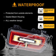 VLAND Full LED Tail Lights for Ford Bronco 2021-Up 6th Gen U725 Rear Lamps Assembly w/Sequential Indicator Startup Animation VLAND Factory