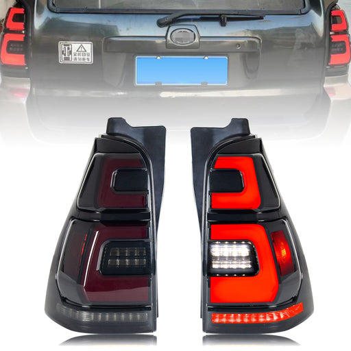VLAND Full LED Tail Lights for Toyota 4Runner 2003-2009 4th Gen ( Fourth generation N210 2022) with Start-up Animation VLAND Factory