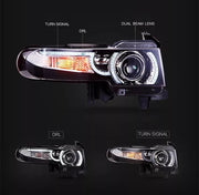 VLAND HID Dual Beam Headlights With Grille For Toyota Fj Cruiser 2007-2023 VLAND Factory