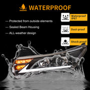 VLAND LED Dual Beam Headlights For Toyota Corolla 2014-2019 (International Version Eleventh Generation / 11th Gen E170/E180) -0251GNLZ VLAND Factory