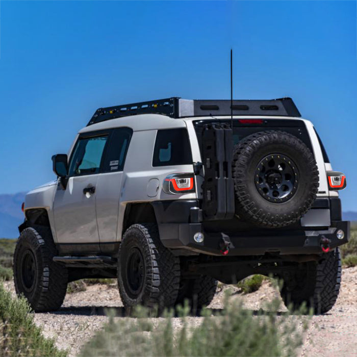 VLAND LED Headlights + Grille + LED Bulbs / Xenon Bulbs + LED Taillights for Toyota Fj Cruiser 2007-2017 VLAND Factory