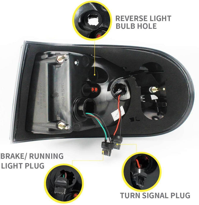 VLAND LED Headlights + Grille + LED Bulbs / Xenon Bulbs + LED Taillights for Toyota Fj Cruiser 2007-2017 VLAND Factory